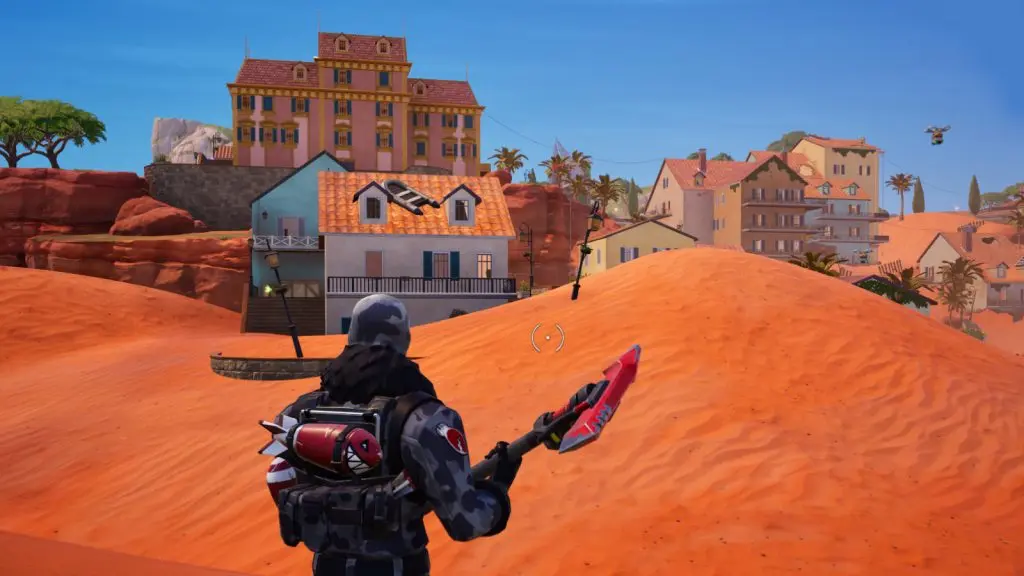 Fortnite Sandy Steppes POI location.