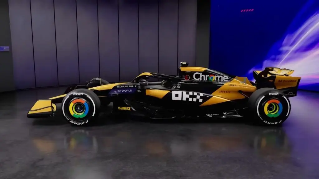 McLaren team livery in F1 24.