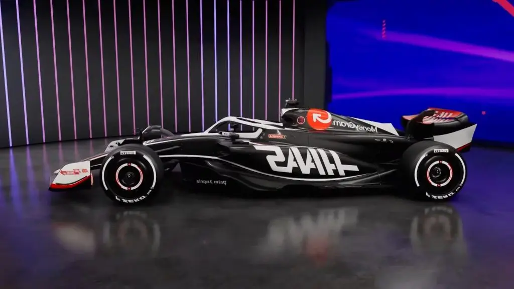 HAAS team livery in F1 24.