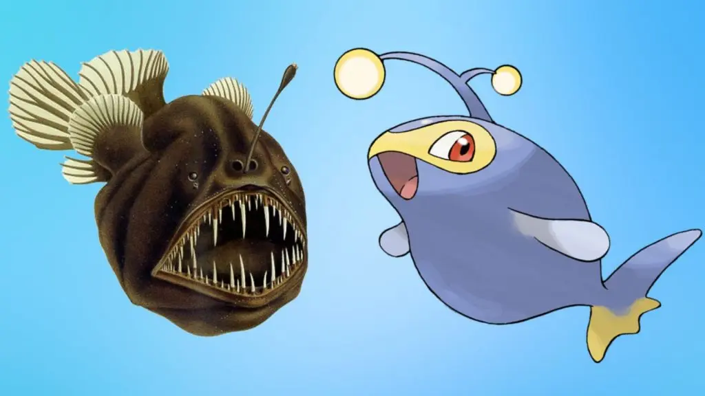 pokemon lanturn anglerfish