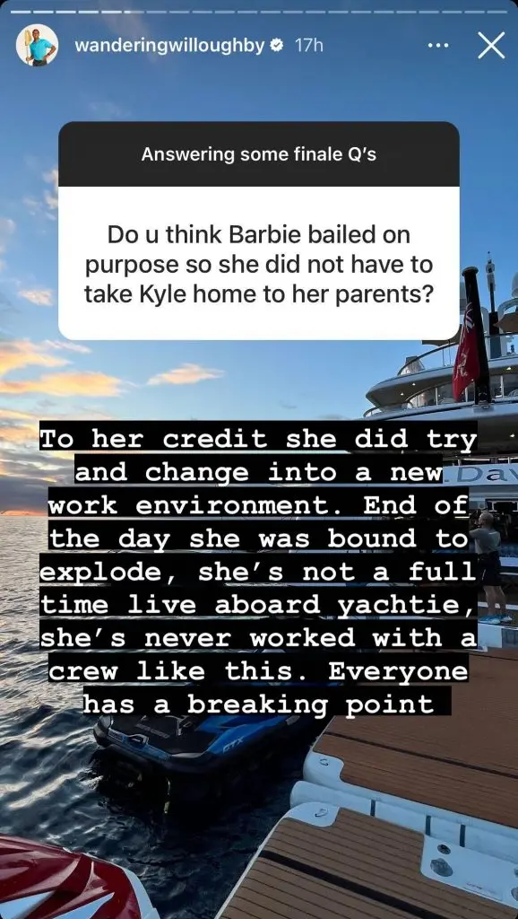 Below Deck Ben Instagram