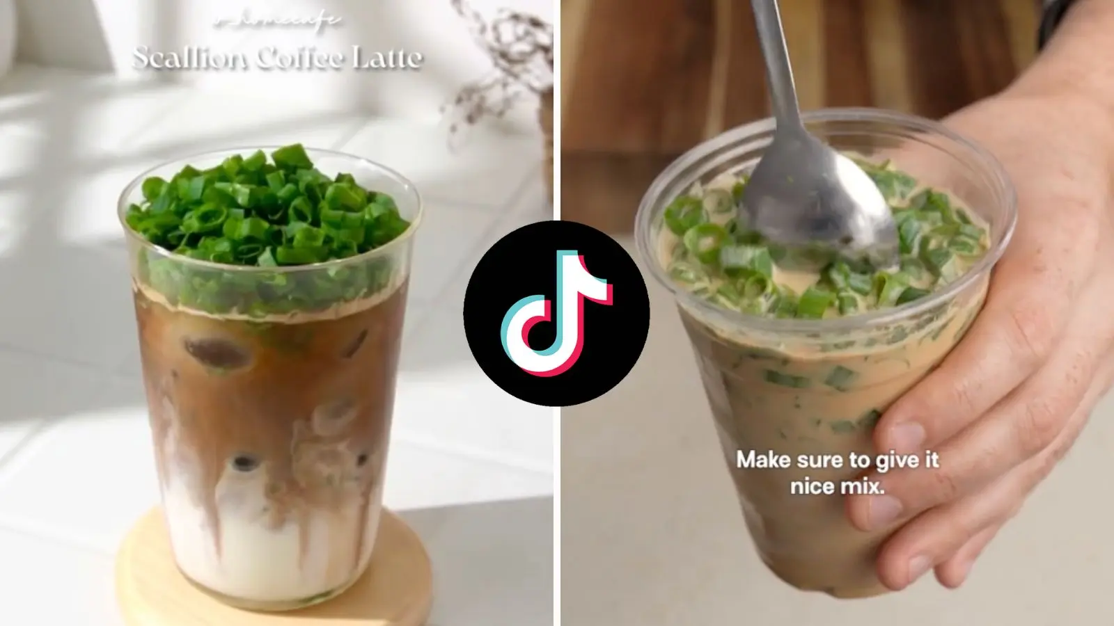 Scallion latte TikTok trend