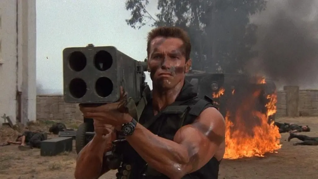 Arnold Schwarzenegger in Commando