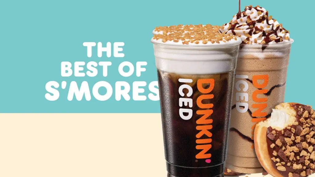 Dunkin' new s'mores range