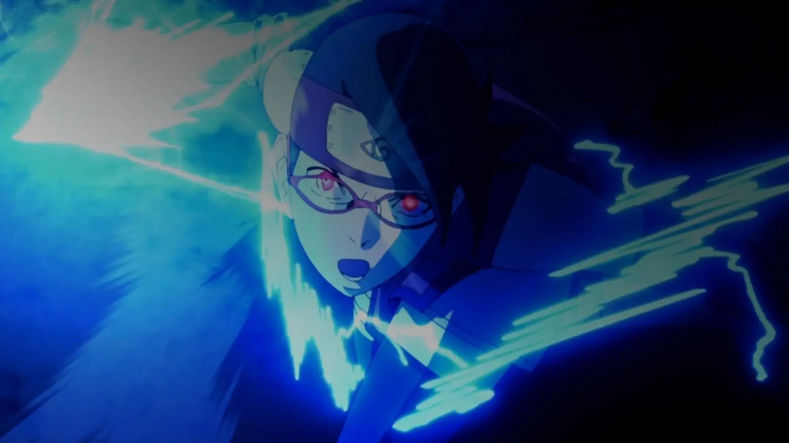 Sarada using Chidori