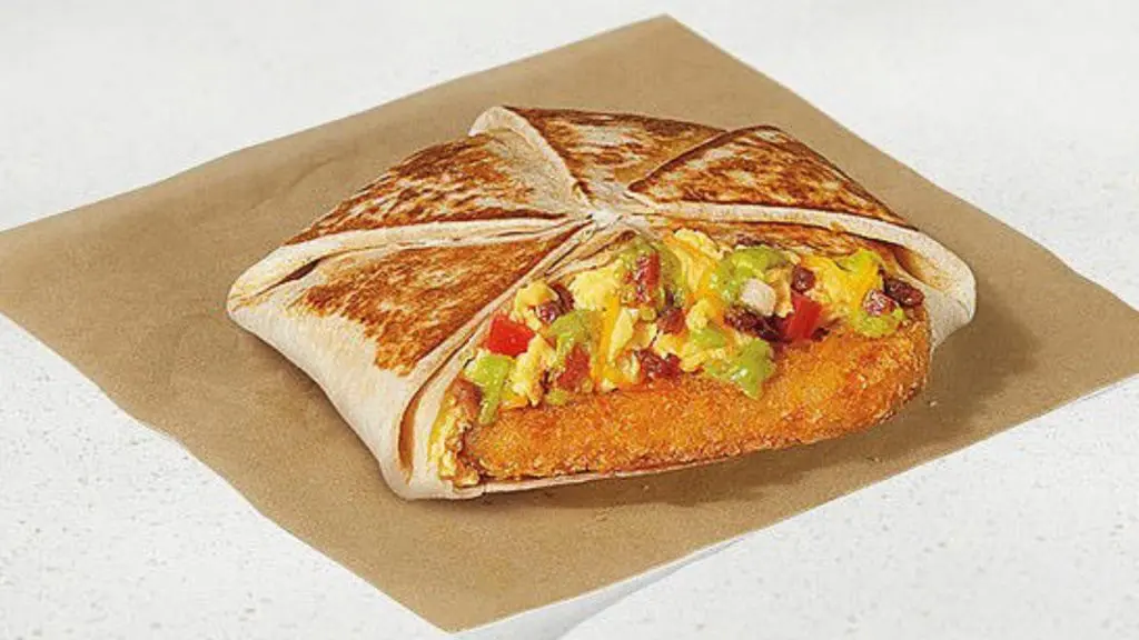 Breakfast California crunchwrap