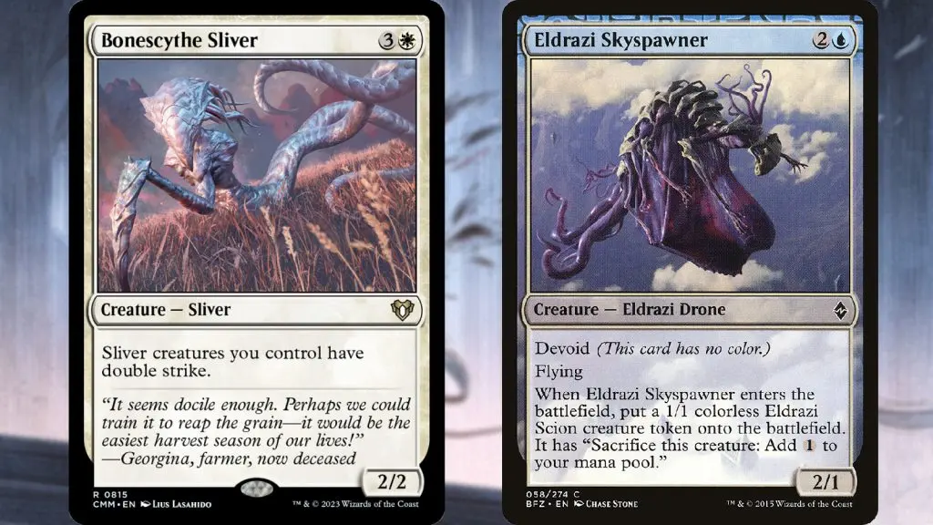 MTG Sliver and Eldrazi