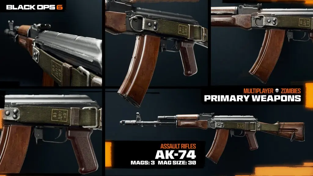 AK 74 in Black Ops 6