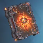 Burning Demon's Grimoire weapon in Solo Leveling: Arise.