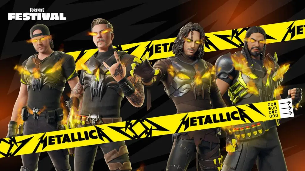 Fortnite Festival Season 4 Metallica collab