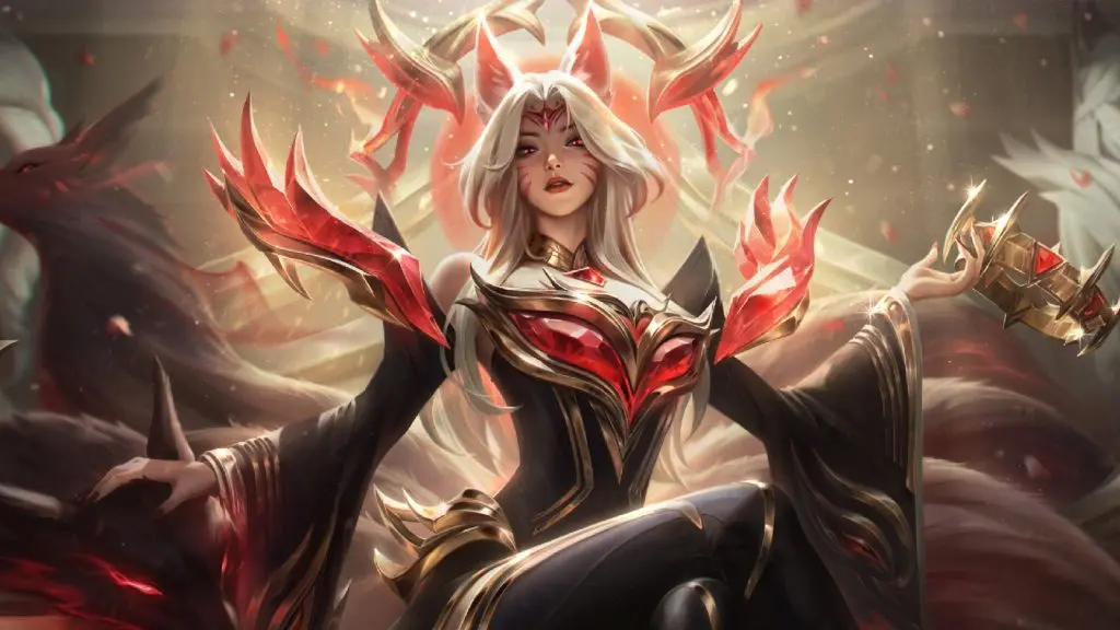 Faker's hall of Legends ahri skin