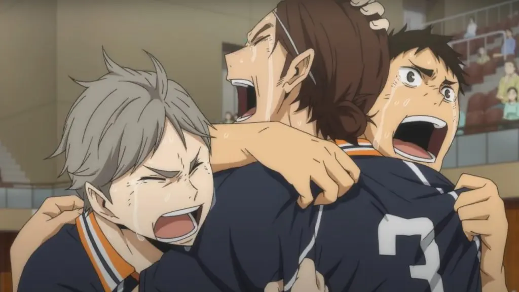 Sugawara, Asahi, and Daichi