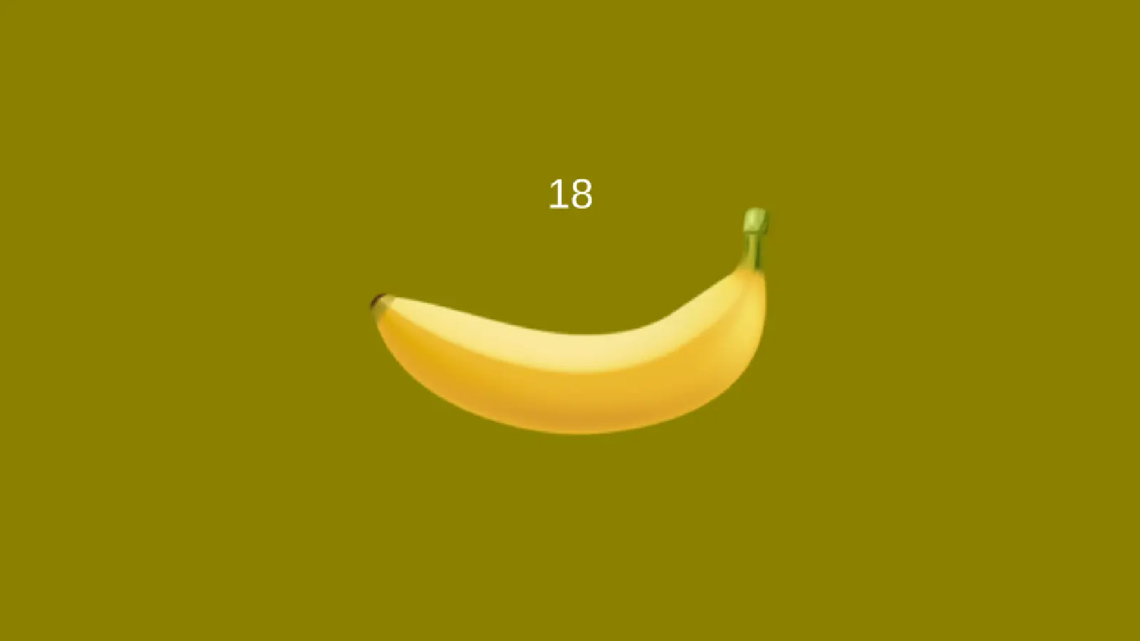 Banana game screenshot