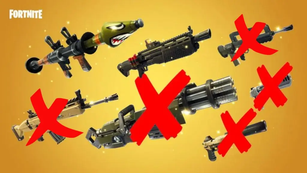 Fortnite Reload vaulted weapons.