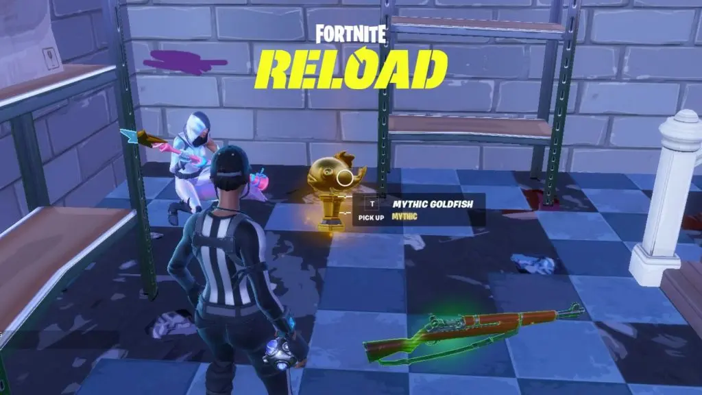 Mythic Goldfish found in Fortnite Reload