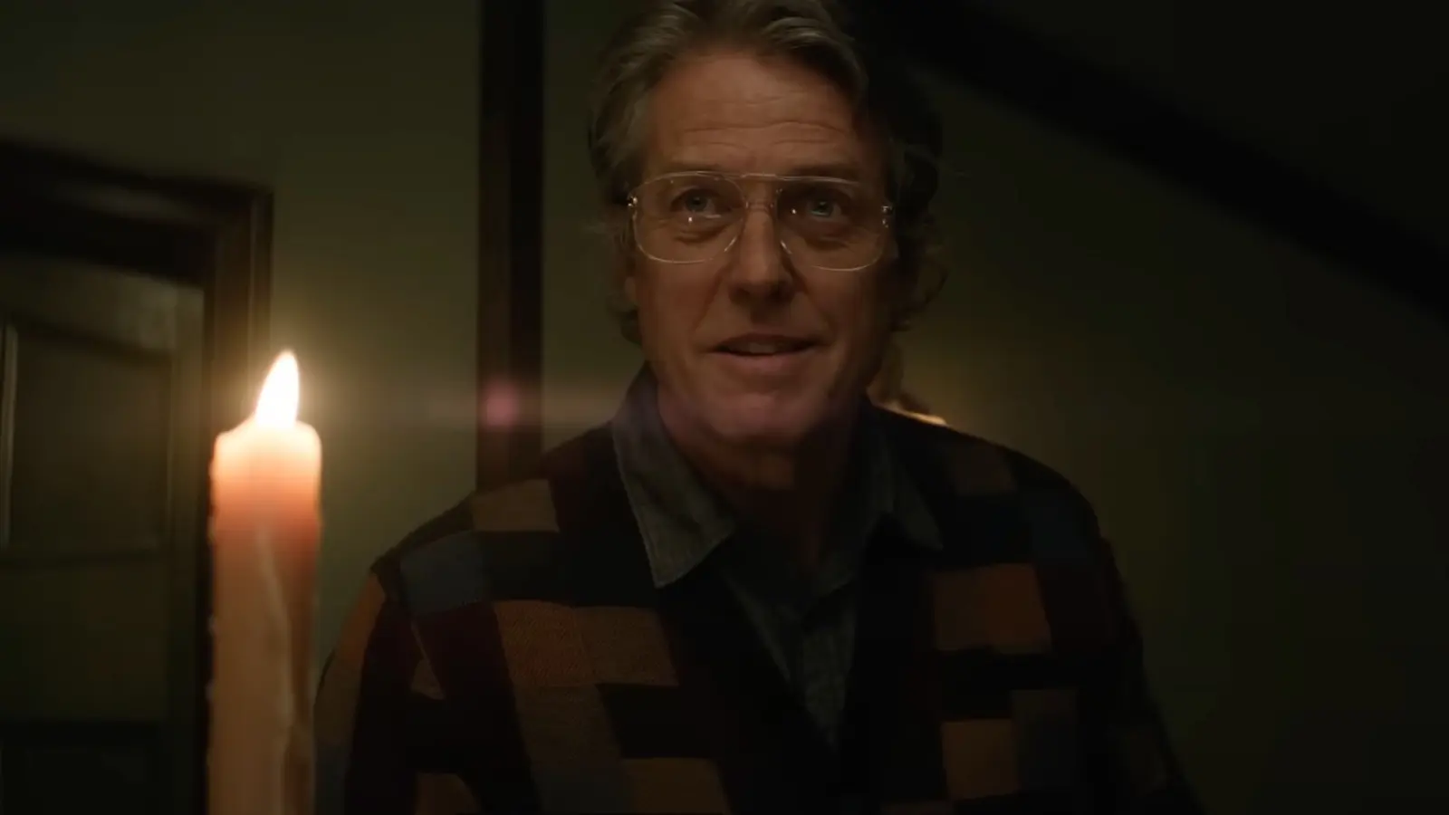 Hugh Grant in Heretic for A24.