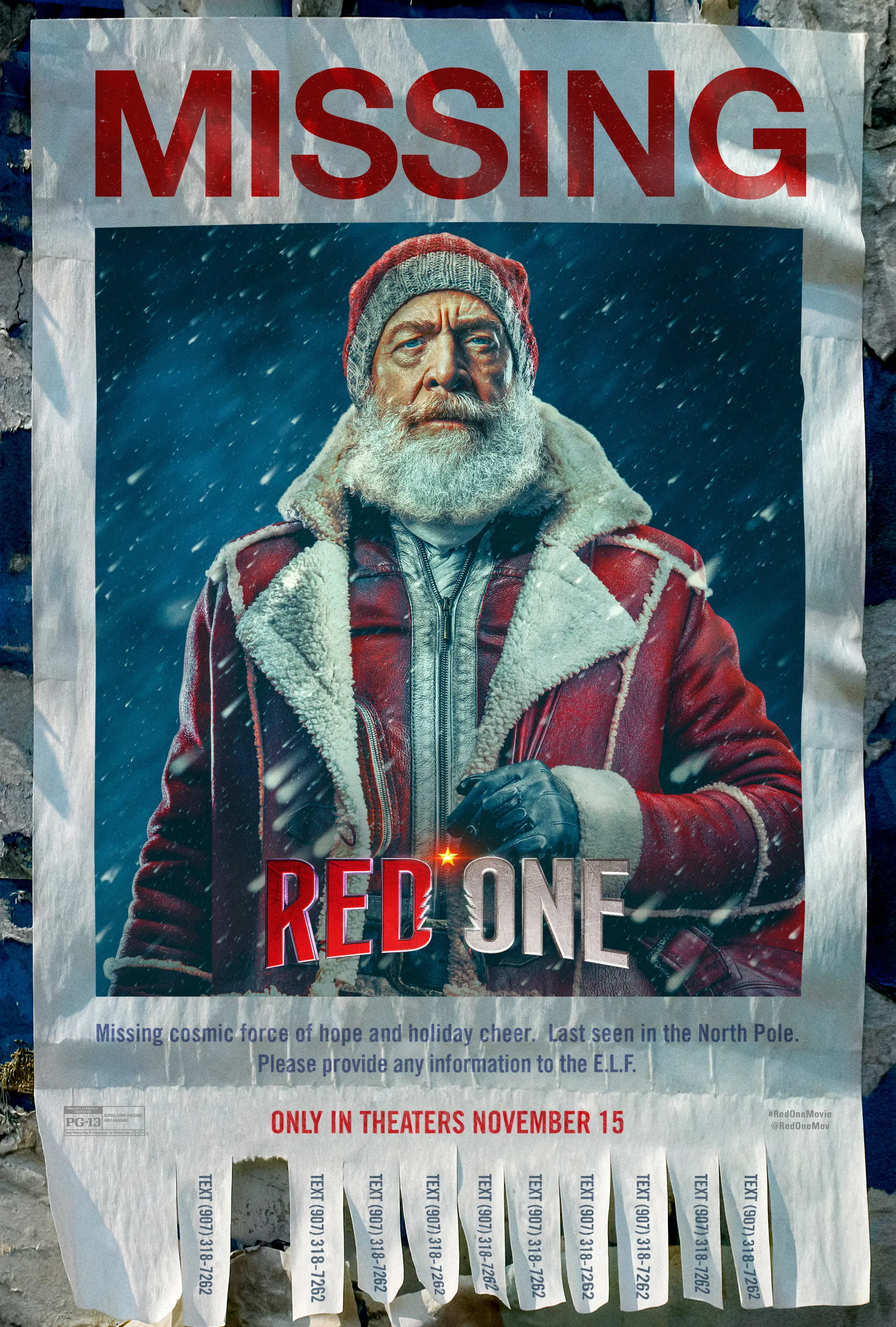 J.K. Simmons as Nick in the Red One poster.