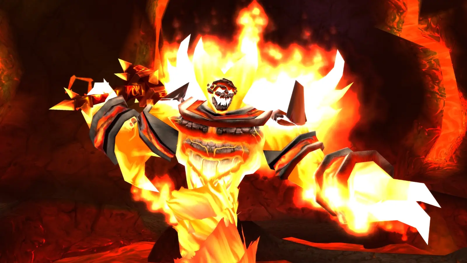 Ragnaros in Molten Core for Season of Discovery