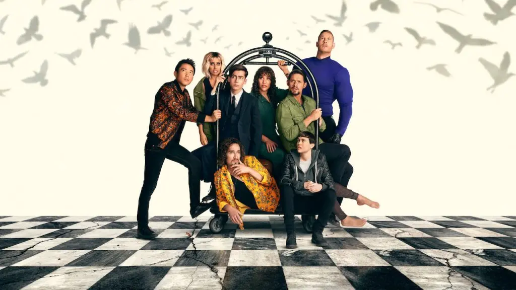 The cast of the Umbrella Academy