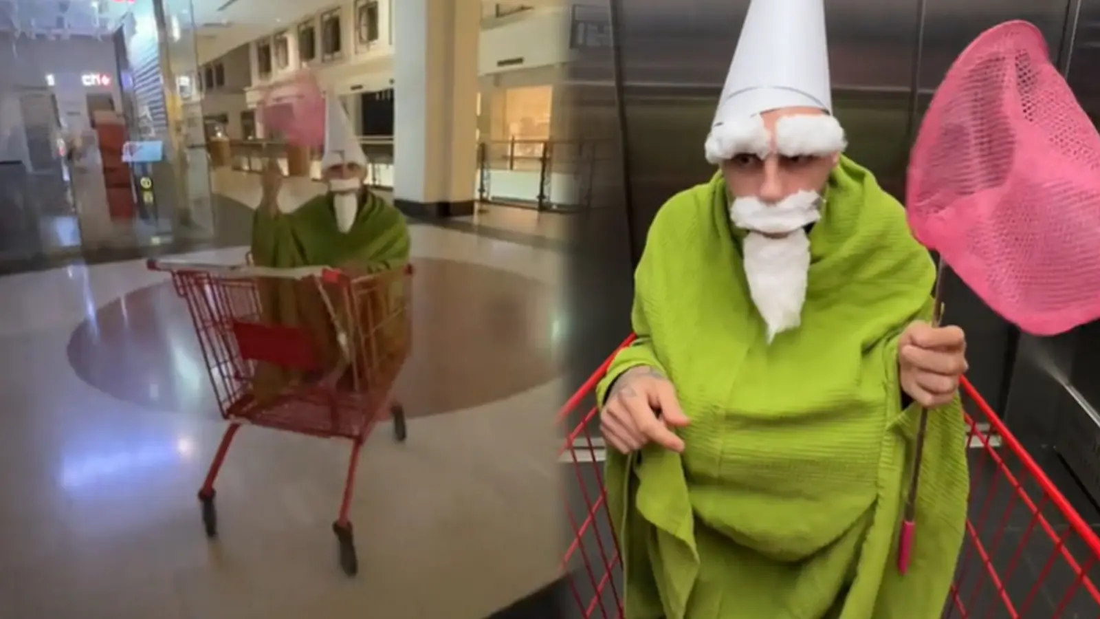 the tiny green mall wizard