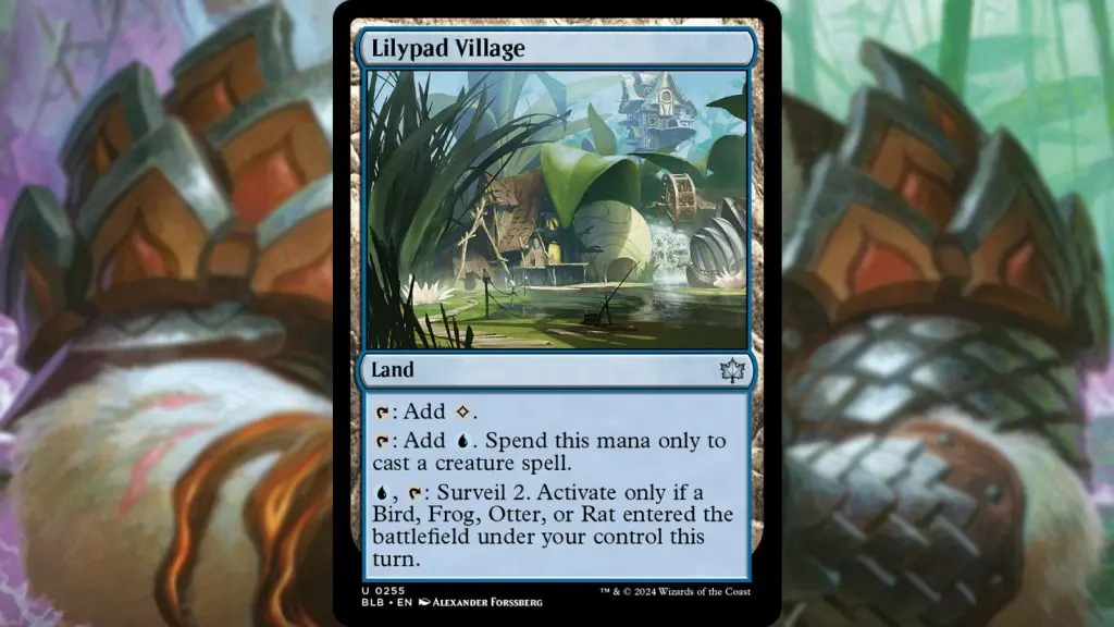 MTG Bloomburrow Lilypad