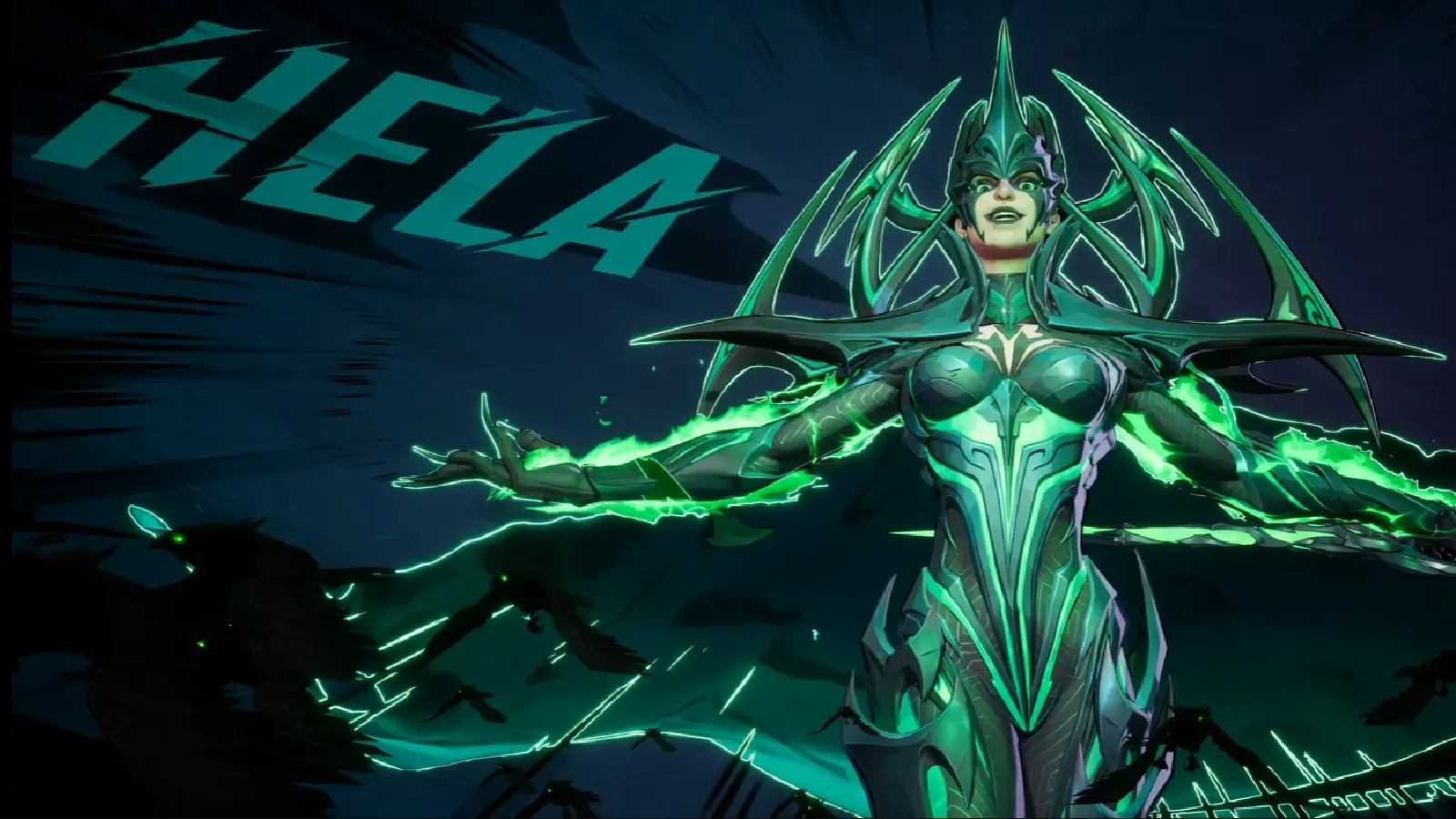 Marvel Rivals Hela splash art