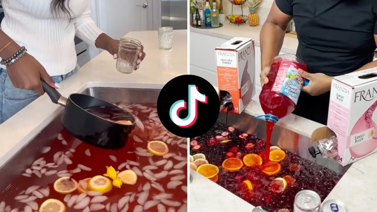 Sink drinks TikTok trend