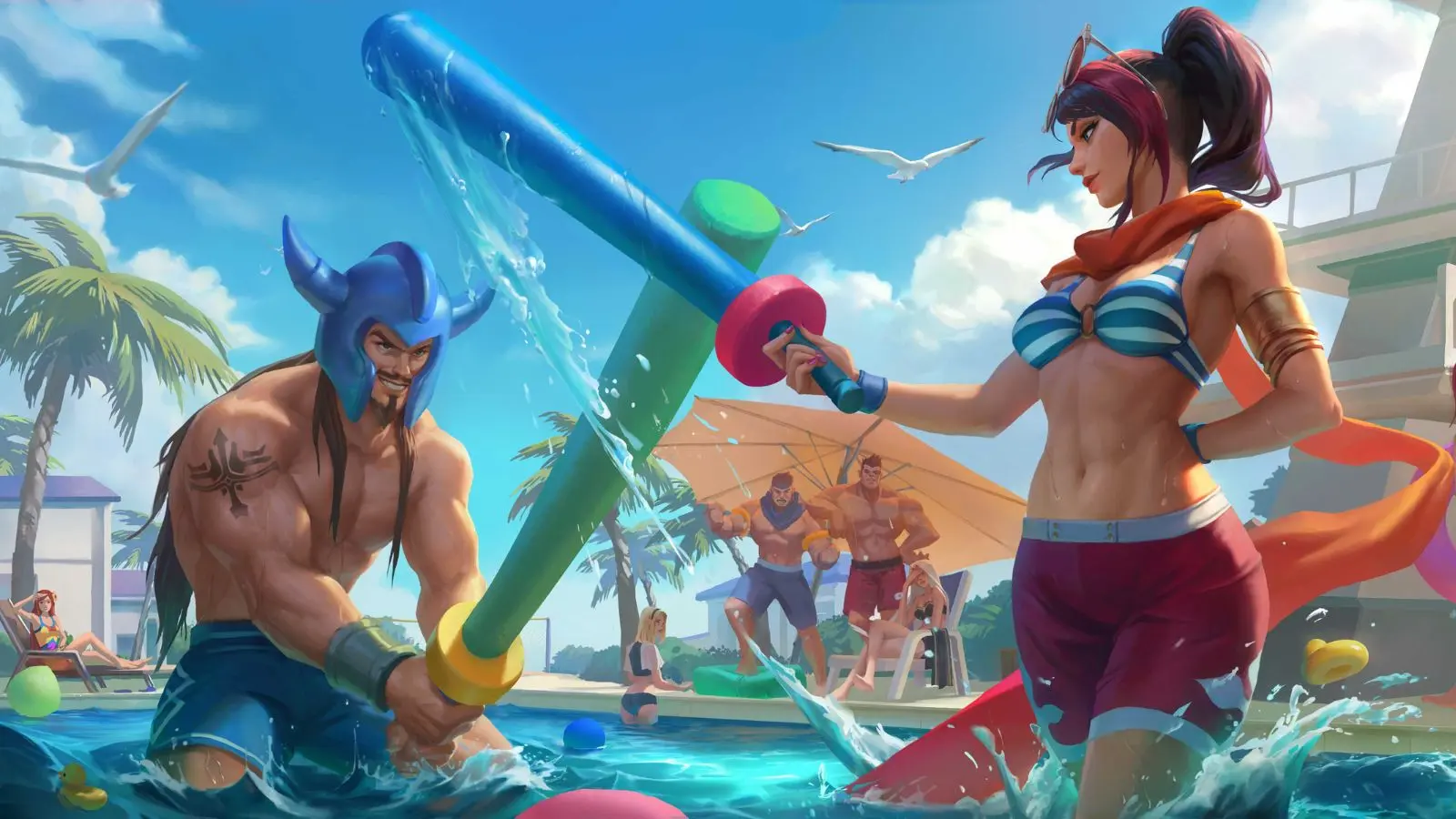 Riot Games Pool Party League of Legends