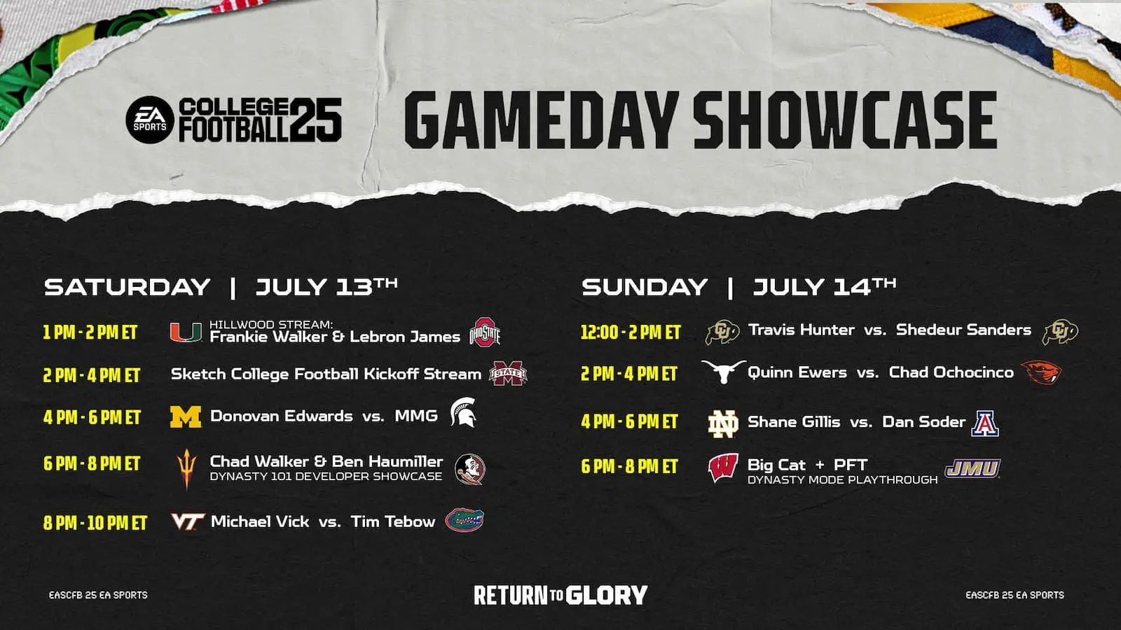 Gameday Showcase