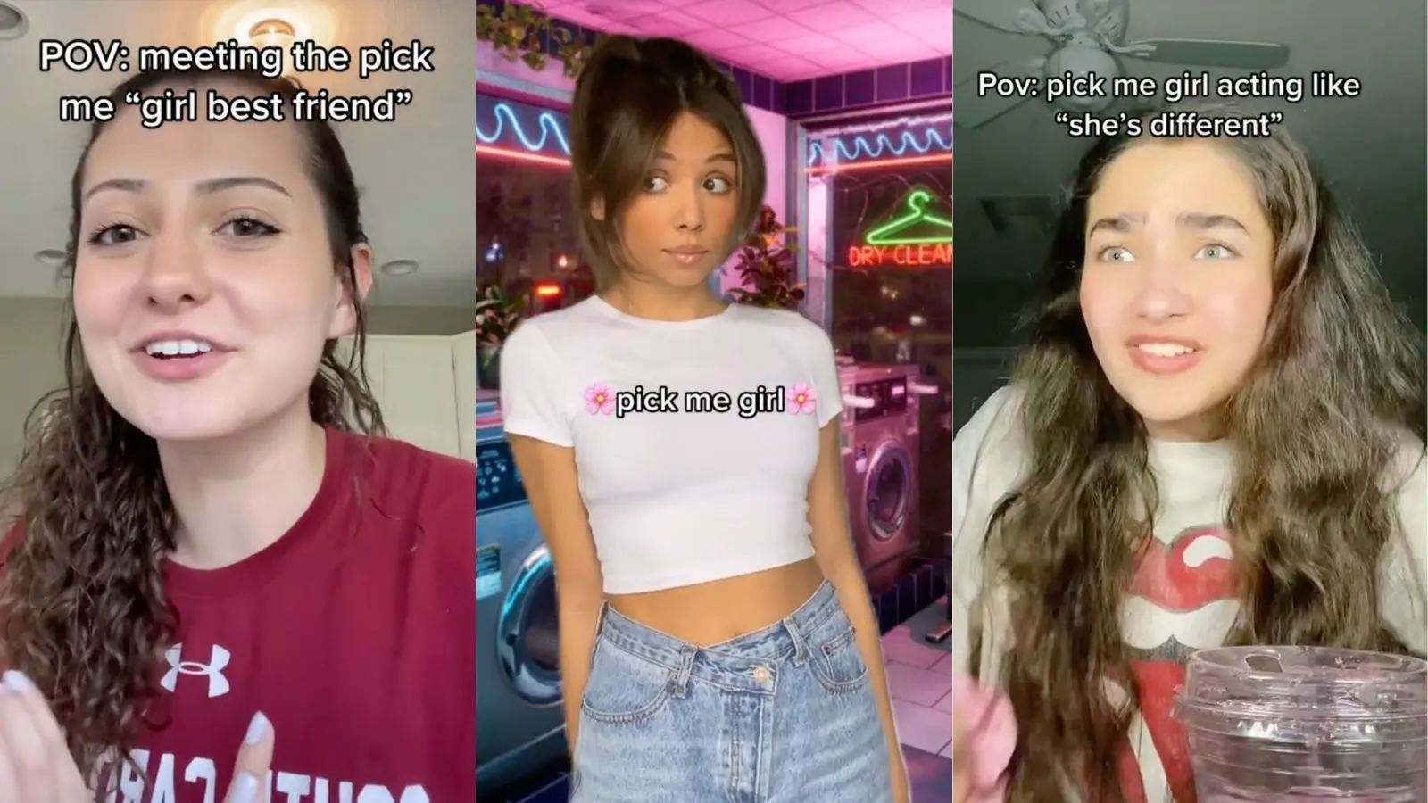 TikTok pick me girl trend