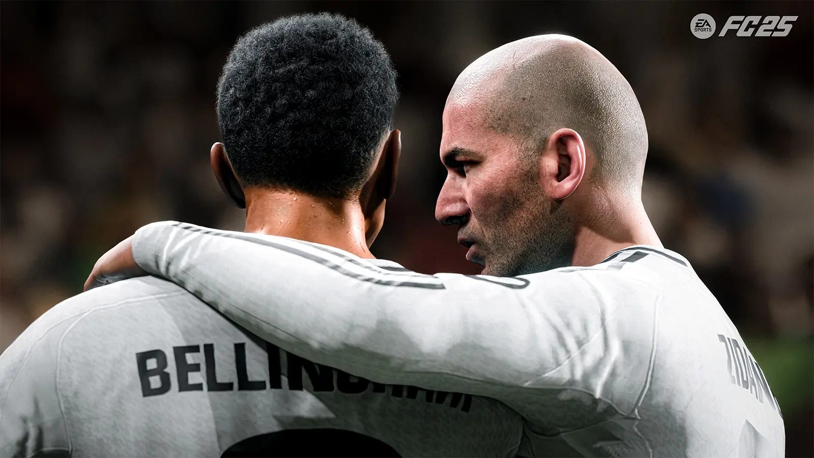 Zidane with Jude Bellingham in EA FC 25