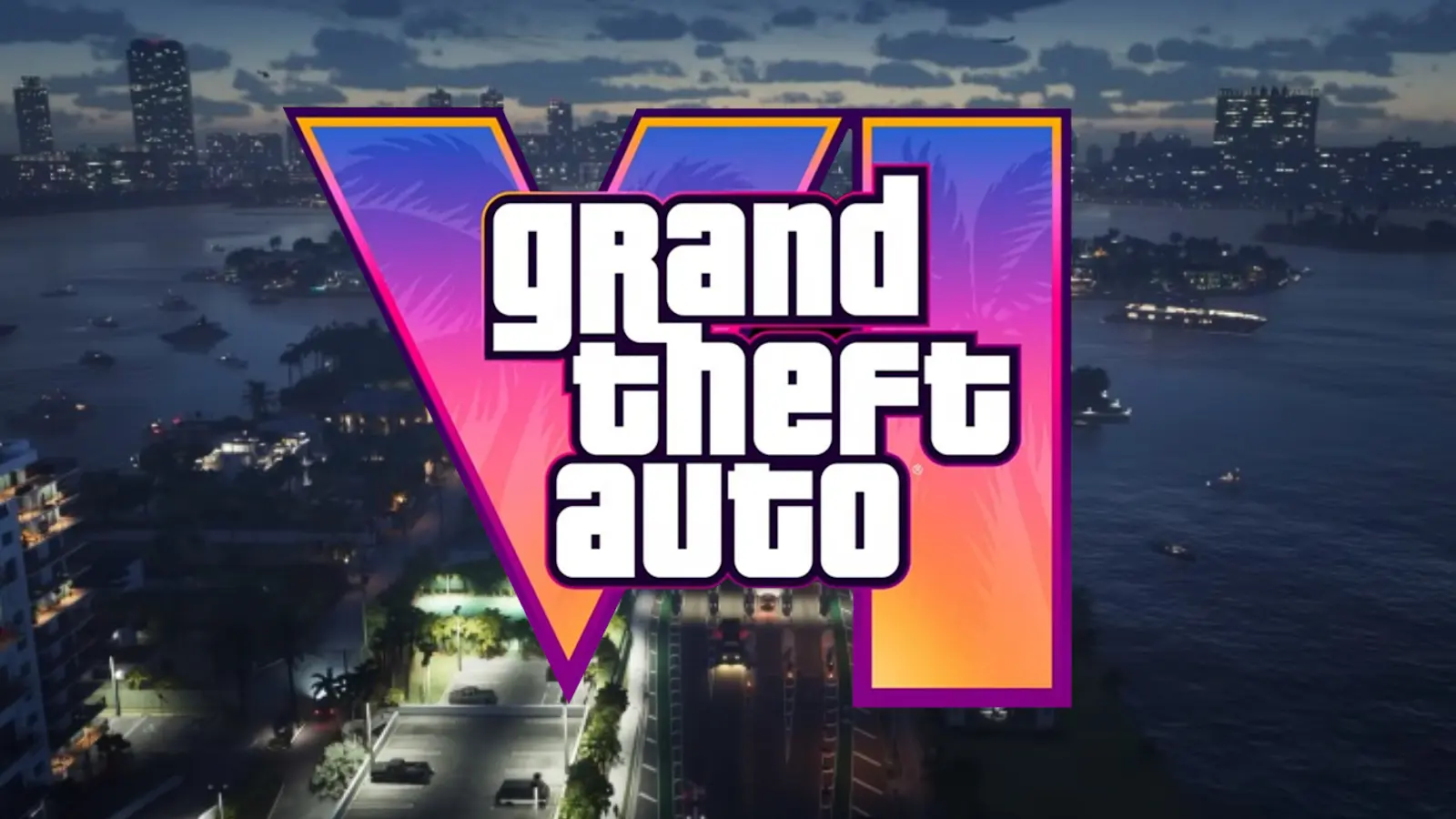 gta 6 logo over vice city