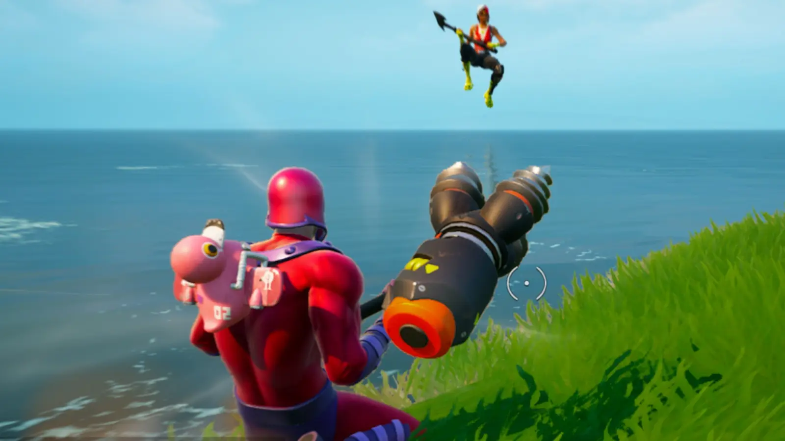 A screenshot featuring slide-kick in Fortnite.