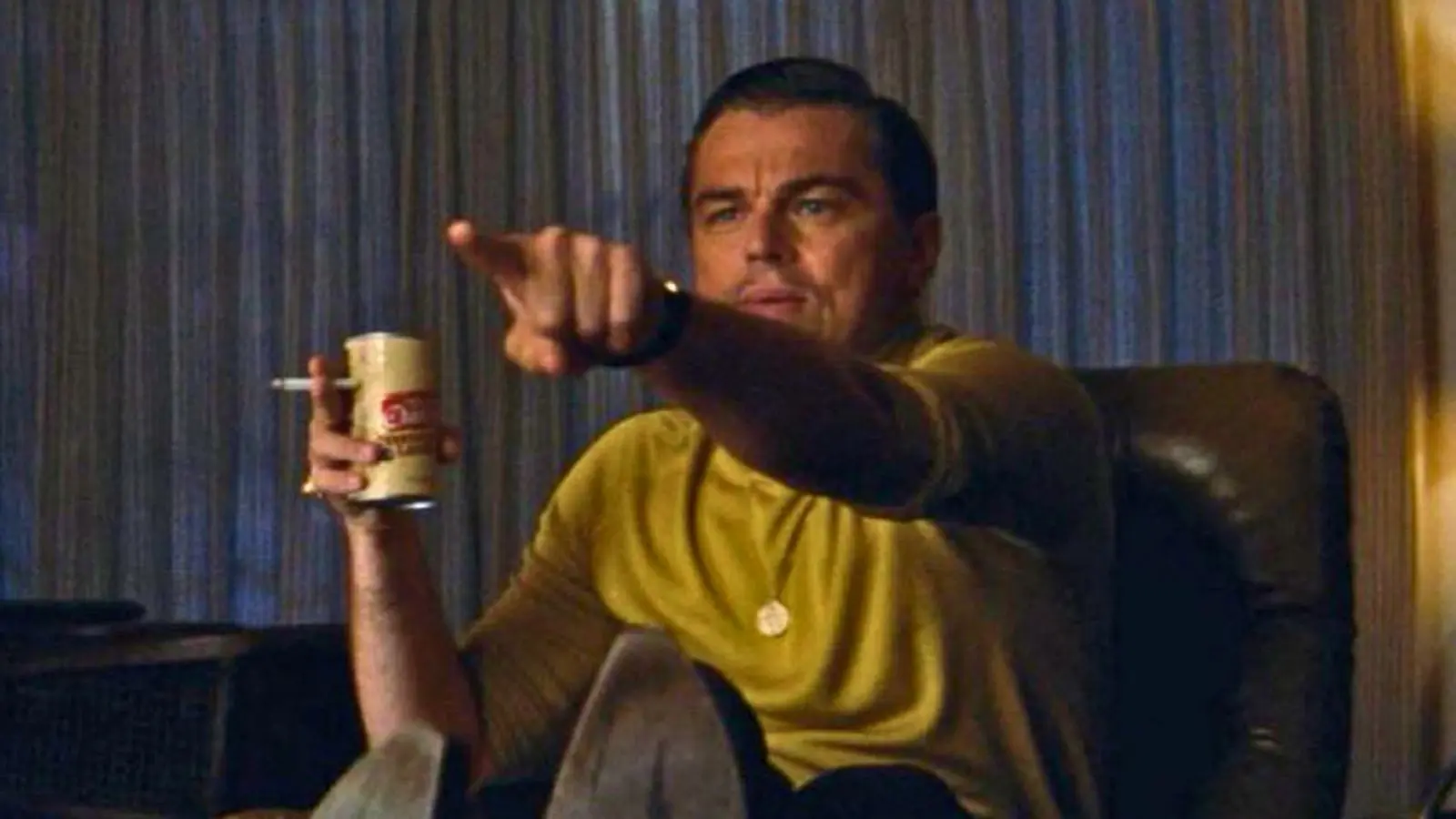 Leonardo DiCaprio in Once Upon a Time in Hollywood.