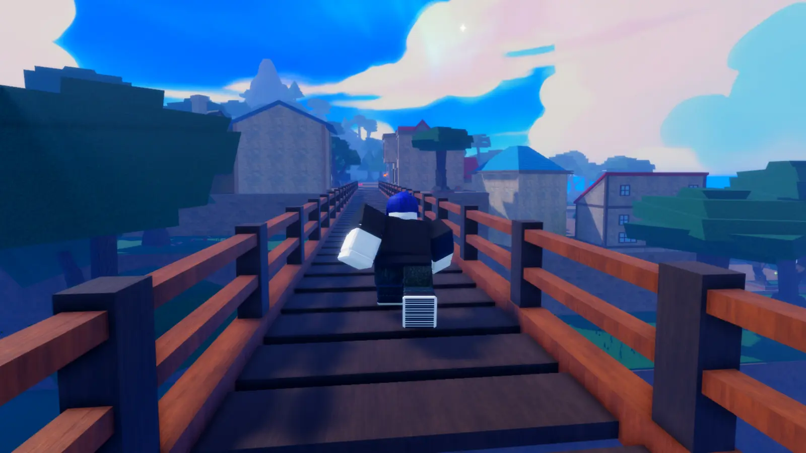 block running in a bridge in Hunter Era