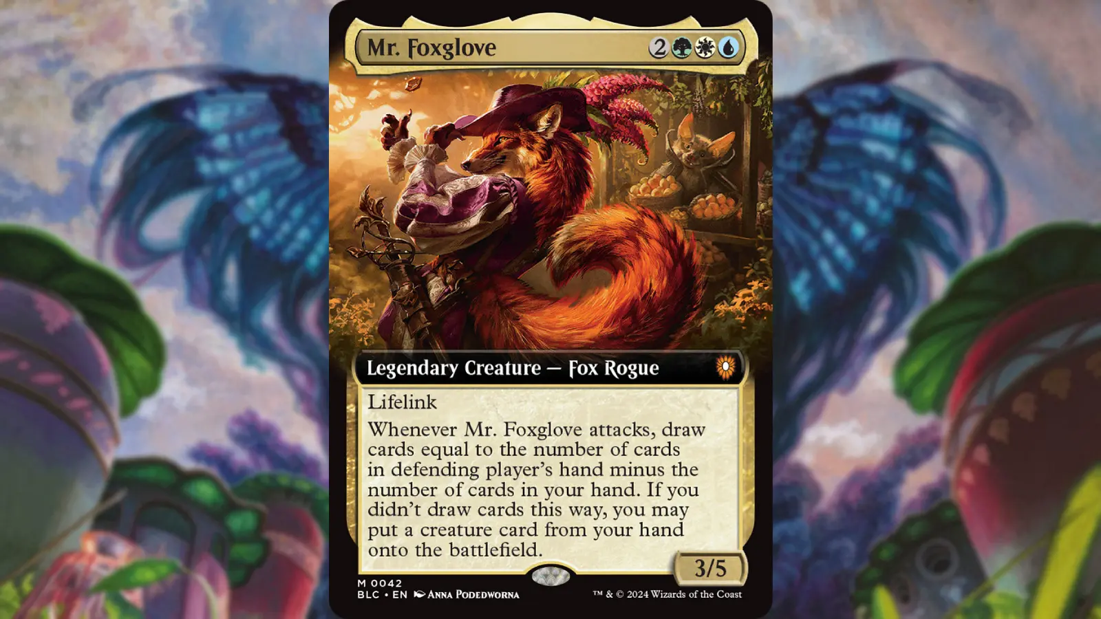 MTG Bloomburrow Mr. Foxglove