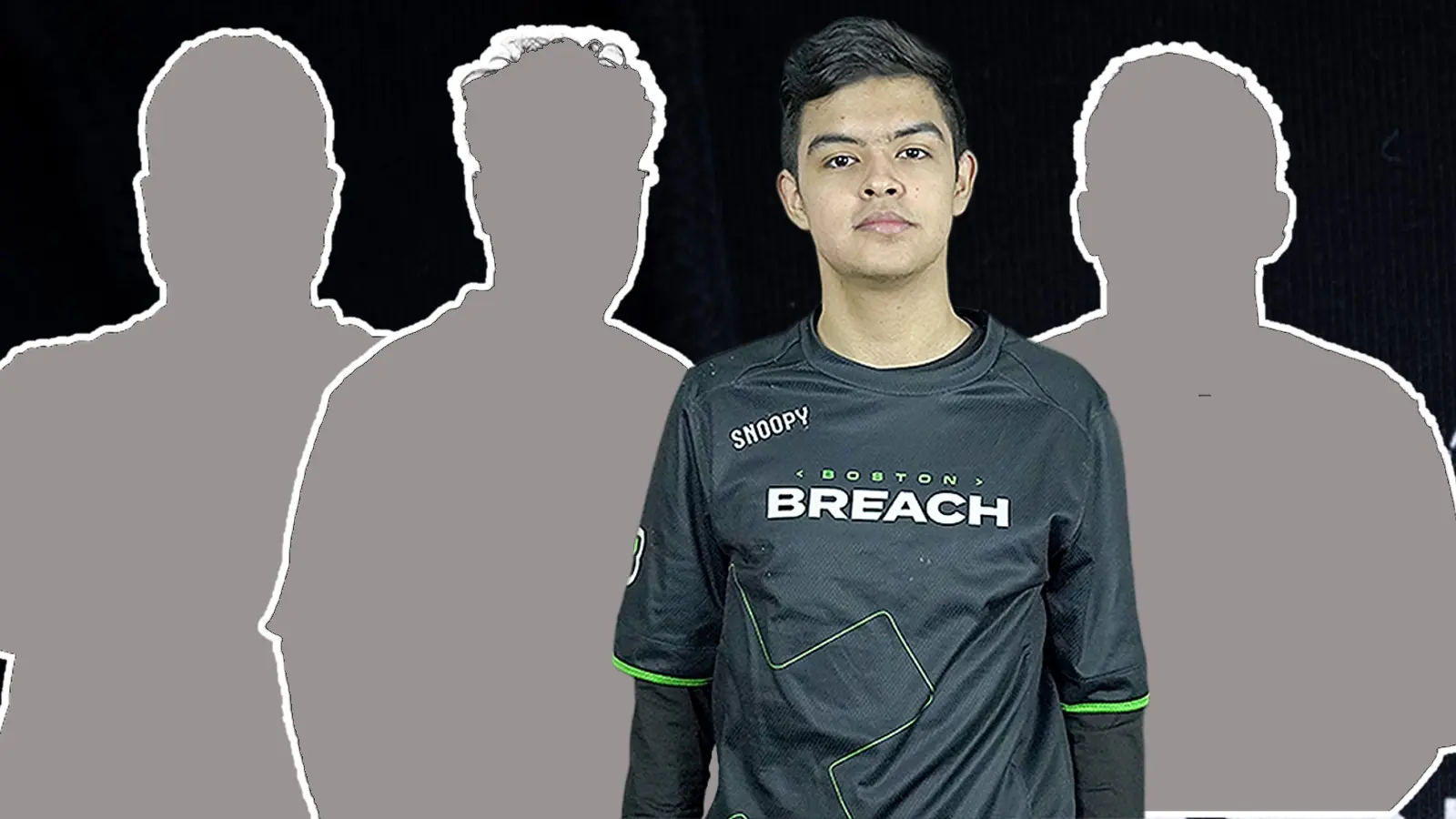 Snoopy on Boston Breach with three mystery players