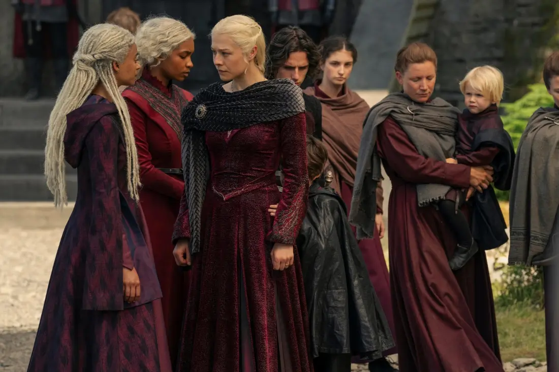 Rhaenyra Targaryen sends her sons away in House of the Dragon