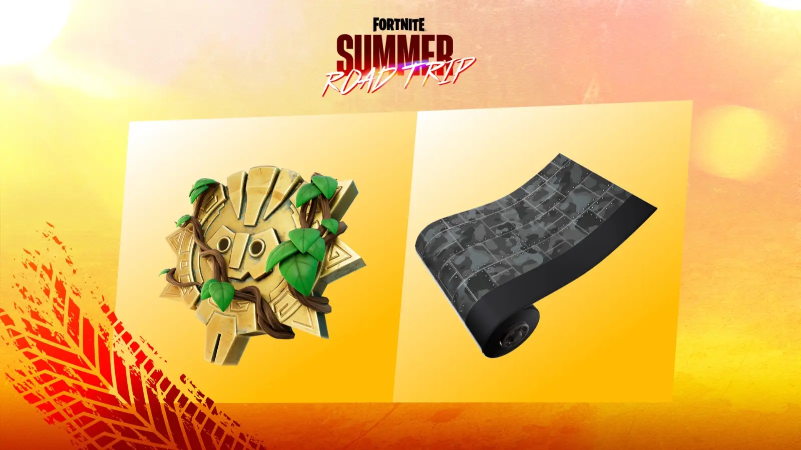 Fortnite Summer Road Trip reward back bling and wrap