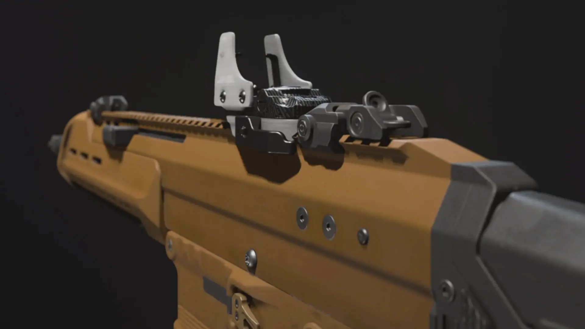 JAK Glassless optic on assault rifle in Warzone