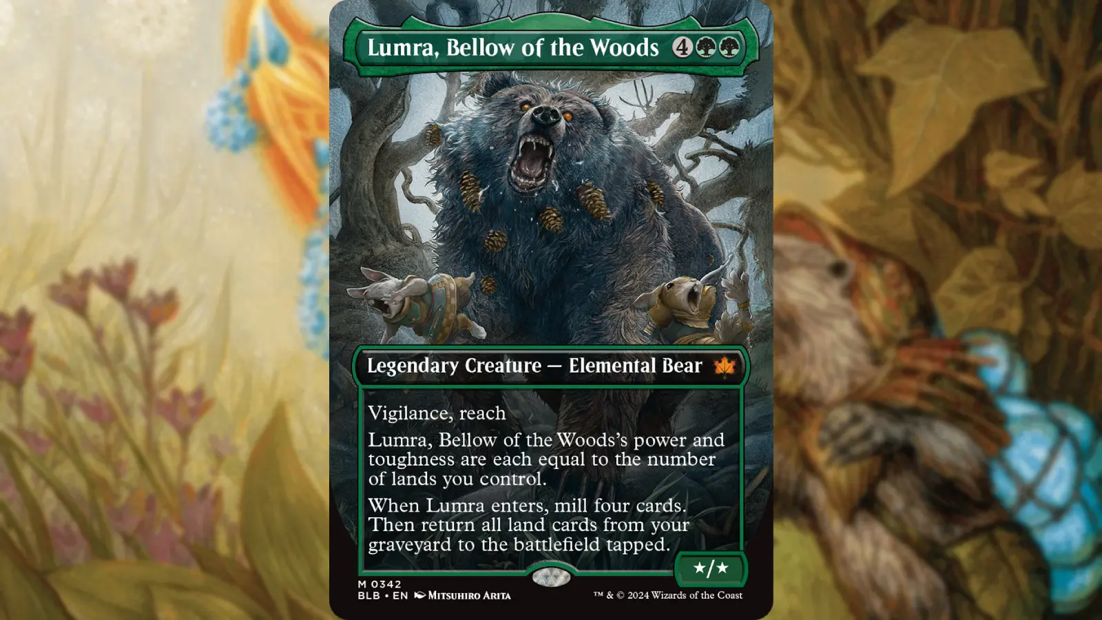 MTG Bloomburrow Lumra Bear