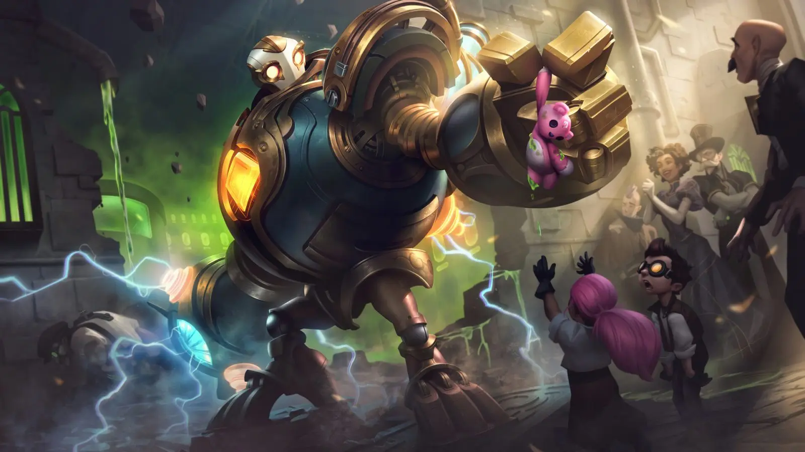 Victorious Blitzcrank Splash Art