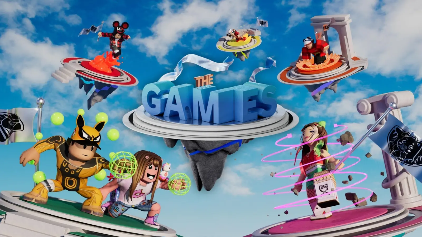 Roblox The Games key art