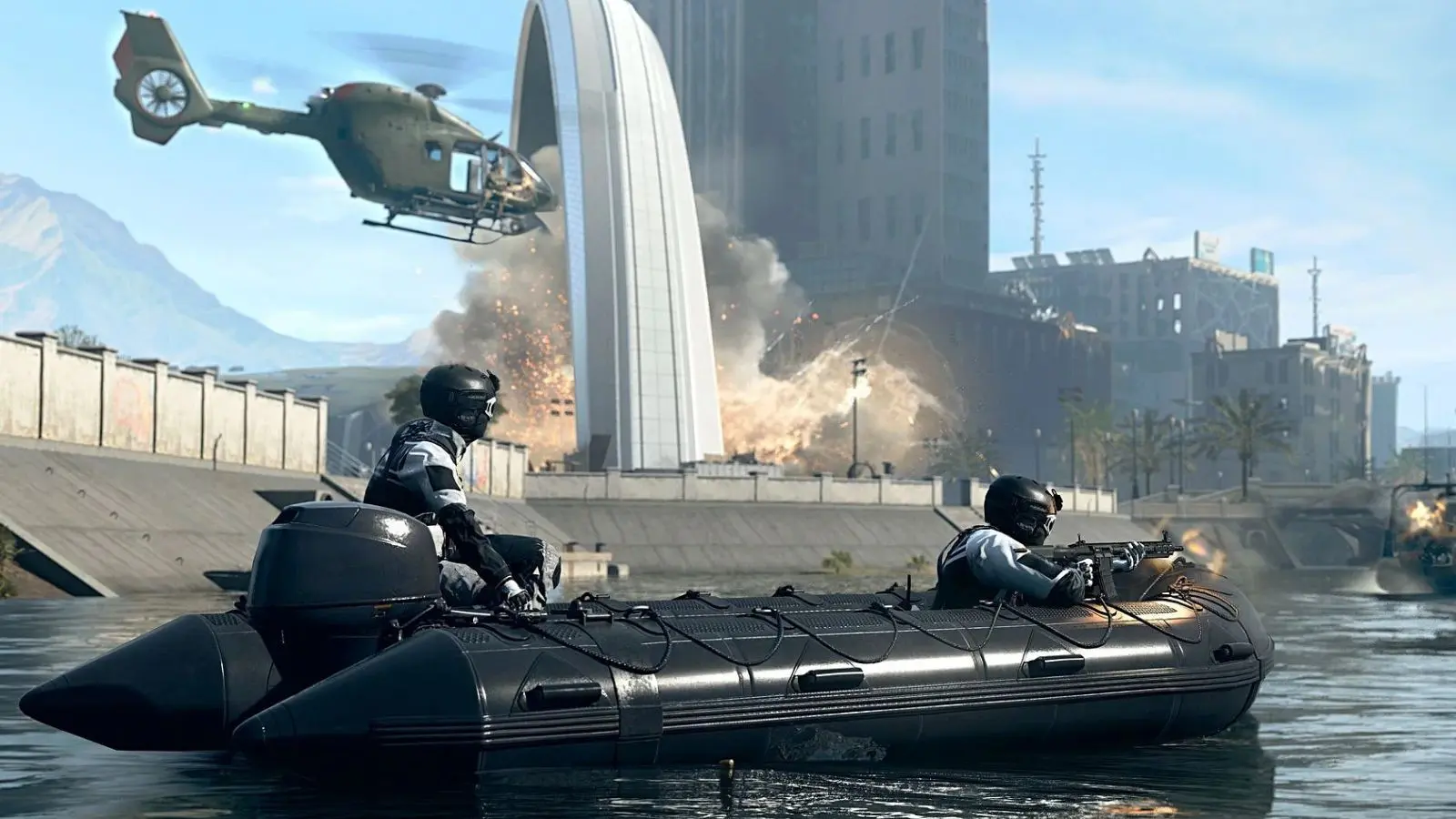 Call of Duty Warzone water combat