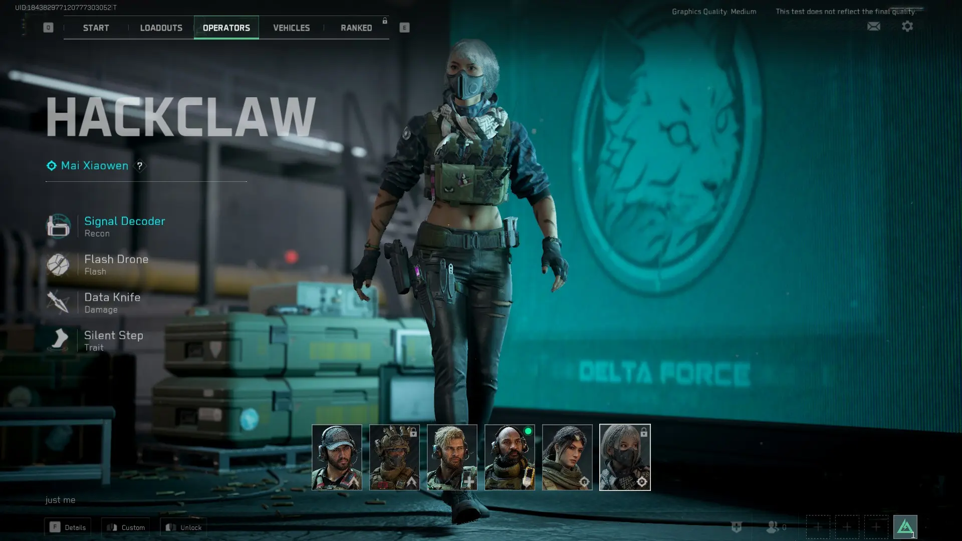 A screenshot of Hackclaw from Delta Force: Hawk Ops