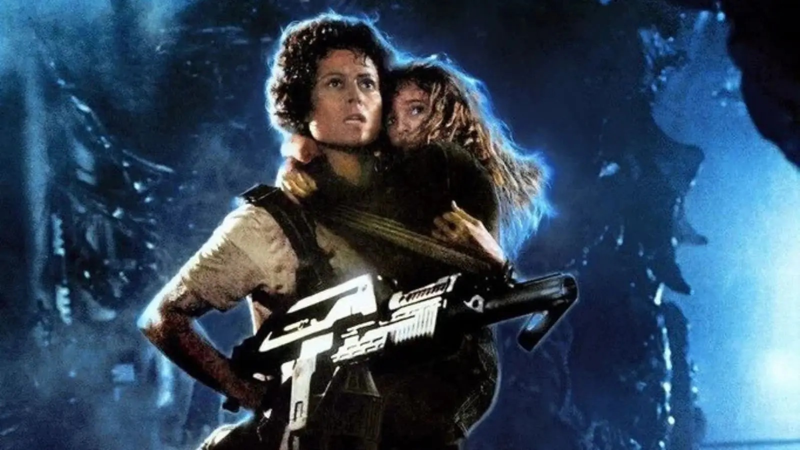 Ripley and Newt in Aliens.