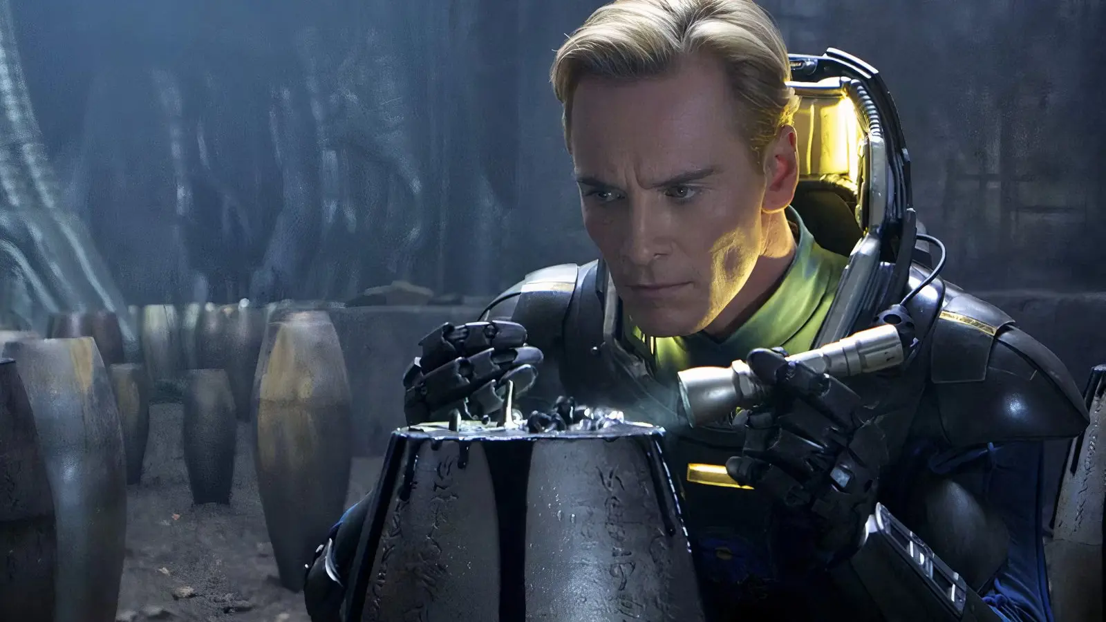 Michael Fassbender as David in Prometheus