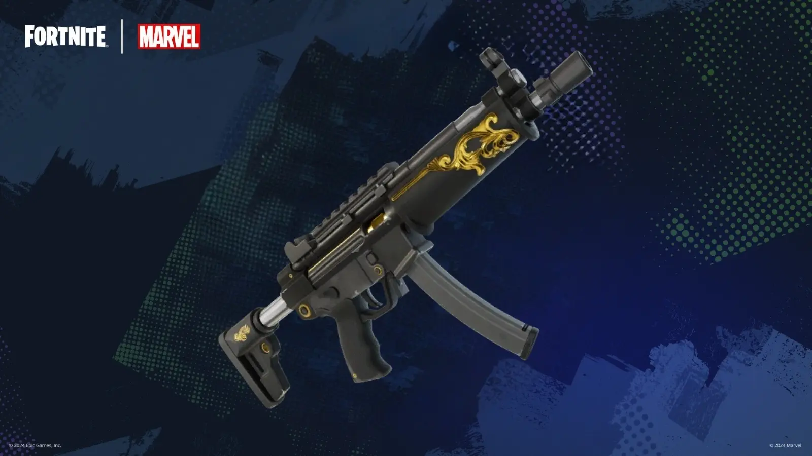 cover art for the Hyper SMG in Fortnite Chapter 5 Season 4.