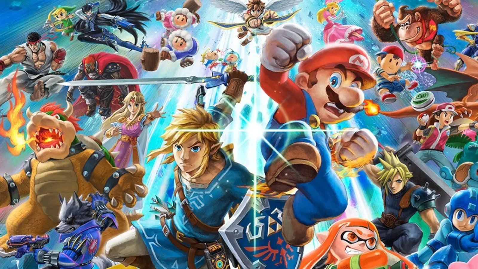 The cast of Super Smash Bros. Ultimate