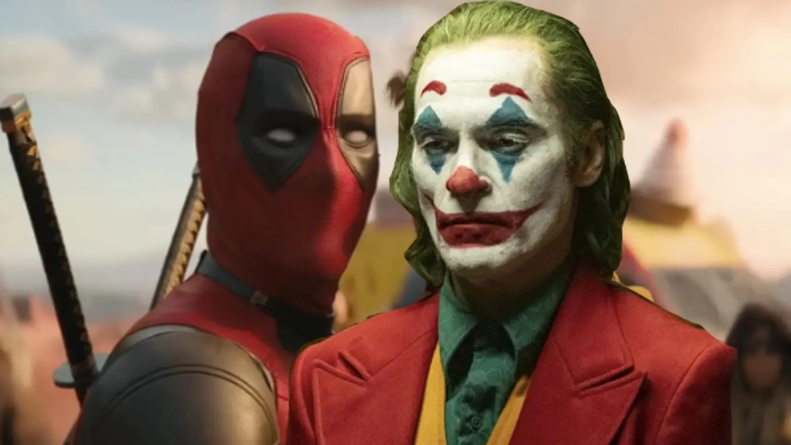 Ryan Reynolds as Deadpool and Joaquin Phoenix as Joker